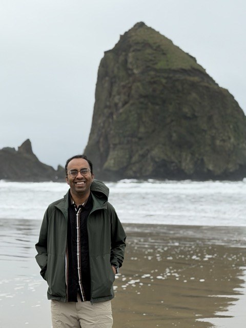 Saquib Hasnain at Cannon Beach, Oregon